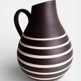 Mid-Century Modern Terracotta Pitcher by AKRU, West Germany, 1950s
