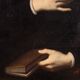 Antique portrait painting signed Gerrit Van Gimning and dated 1715
