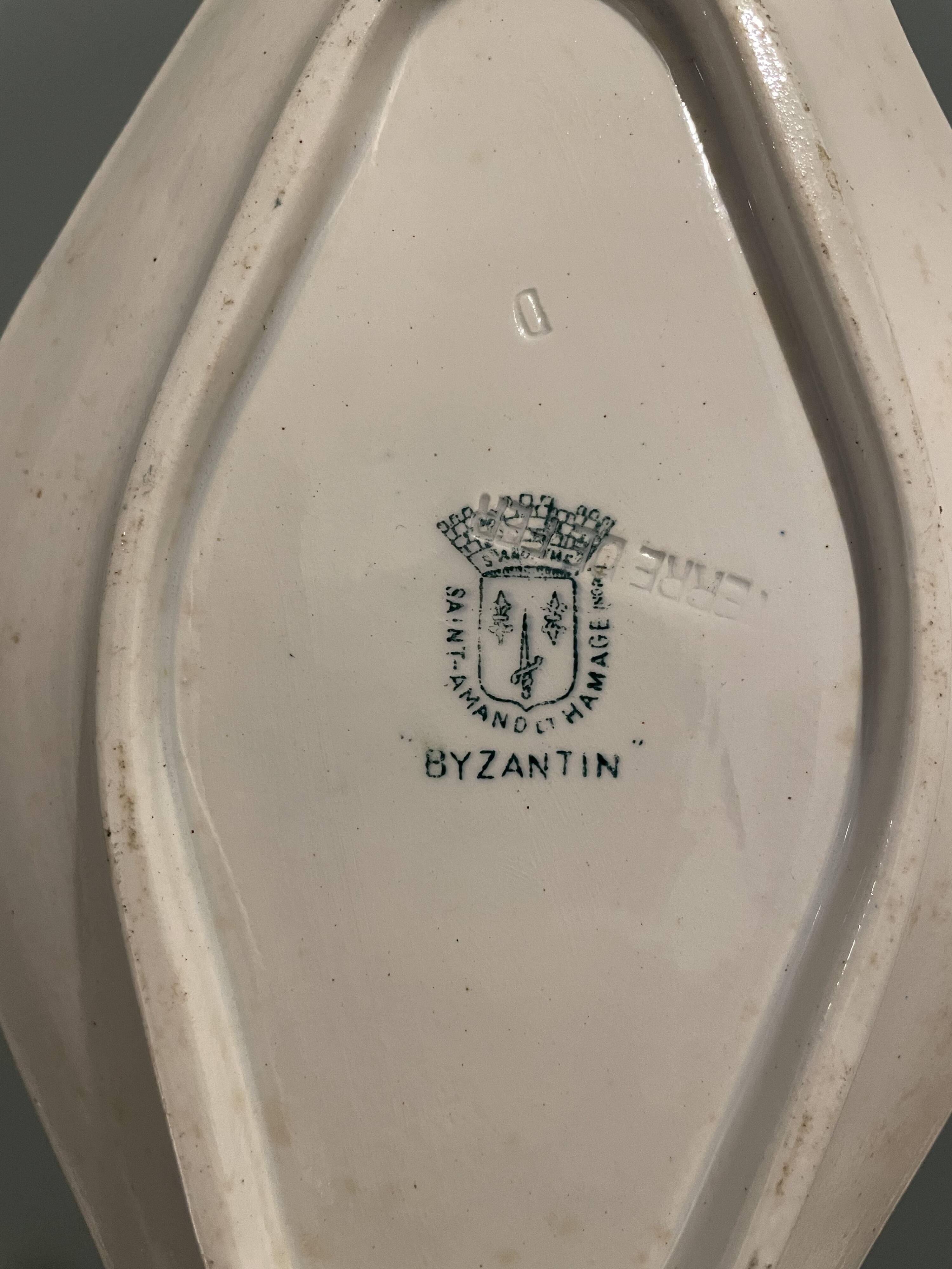 Set of 2 iron Earth raviers, Byzantine model