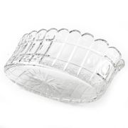 Art Deco jardiniere, crystal, Czechoslovakia, 1930s
