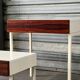 Scandinavian side table or bedside table for Interlubke in rosewood and melamine, design Germany 1970