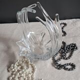 Art Deco crystal basket