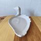 Vintage foie gras dish - duck - white ceramic