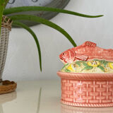 Terrine dish in slip