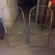 Paire de chaises pliantes