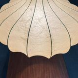 Modern mid-century Cocoon pendant lamp by Friedel Wauer for Goldkant Leuchten, Germany, 1960s.