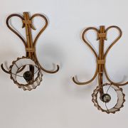 Appliques rotin Louis Sognot
