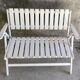 Foldable wooden garden bench - vintage 1960