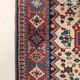Ancient Asian wool rug, finely knotted, handmade 72 x 33 in.