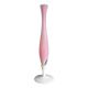 Soliflore en opaline soufflée rose. Italie vers 1960