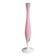 Soliflore en opaline soufflée rose. Italie vers 1960