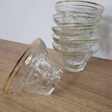 6 Art Deco cups