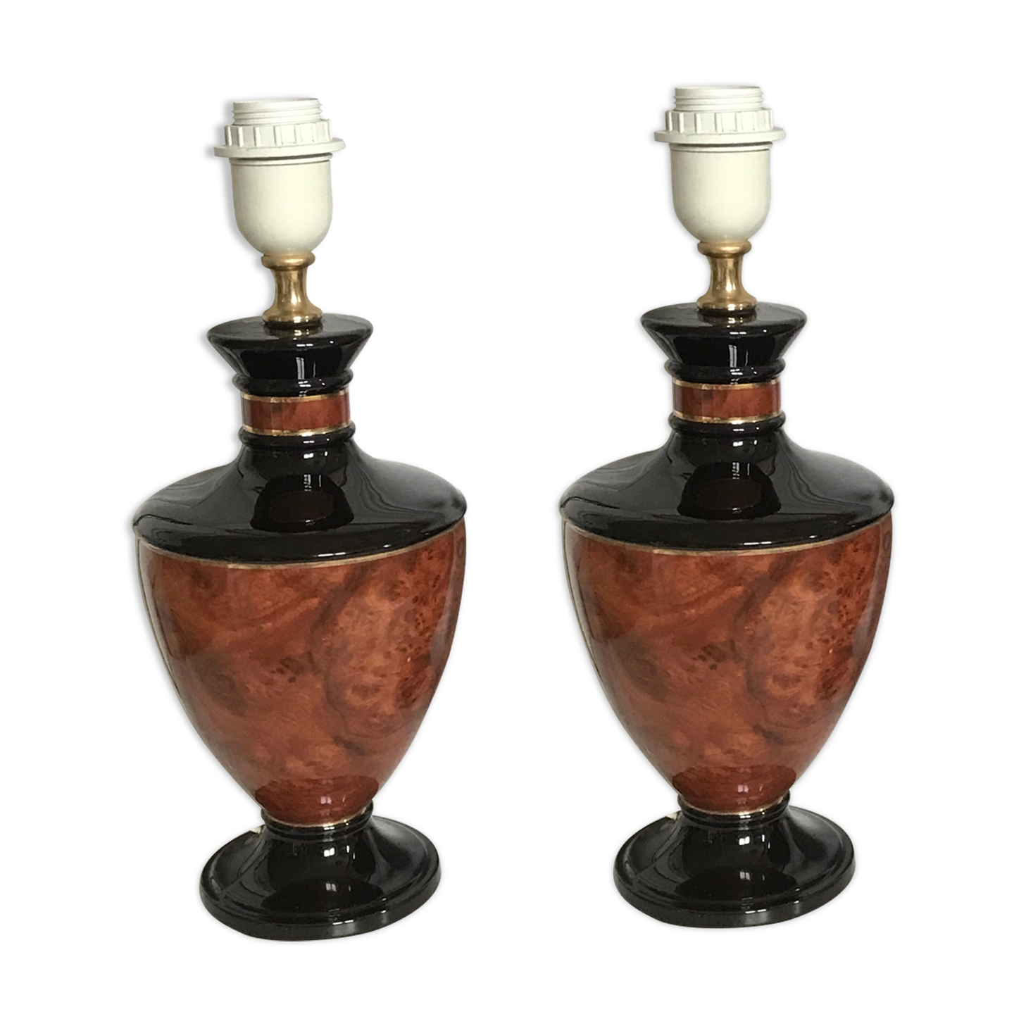 Vintage lamp pair