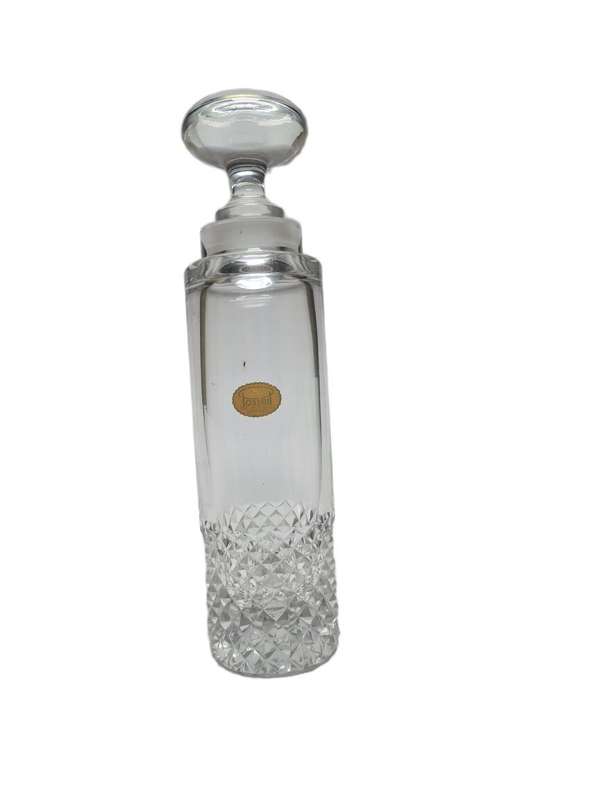 Art Deco crystal carafe from Possell, Germany, 1960s