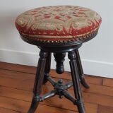 Napoleon III embroidered tabouret
