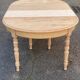 Renovated Louis Philippe round extendable dining table 118-200cm 19th century