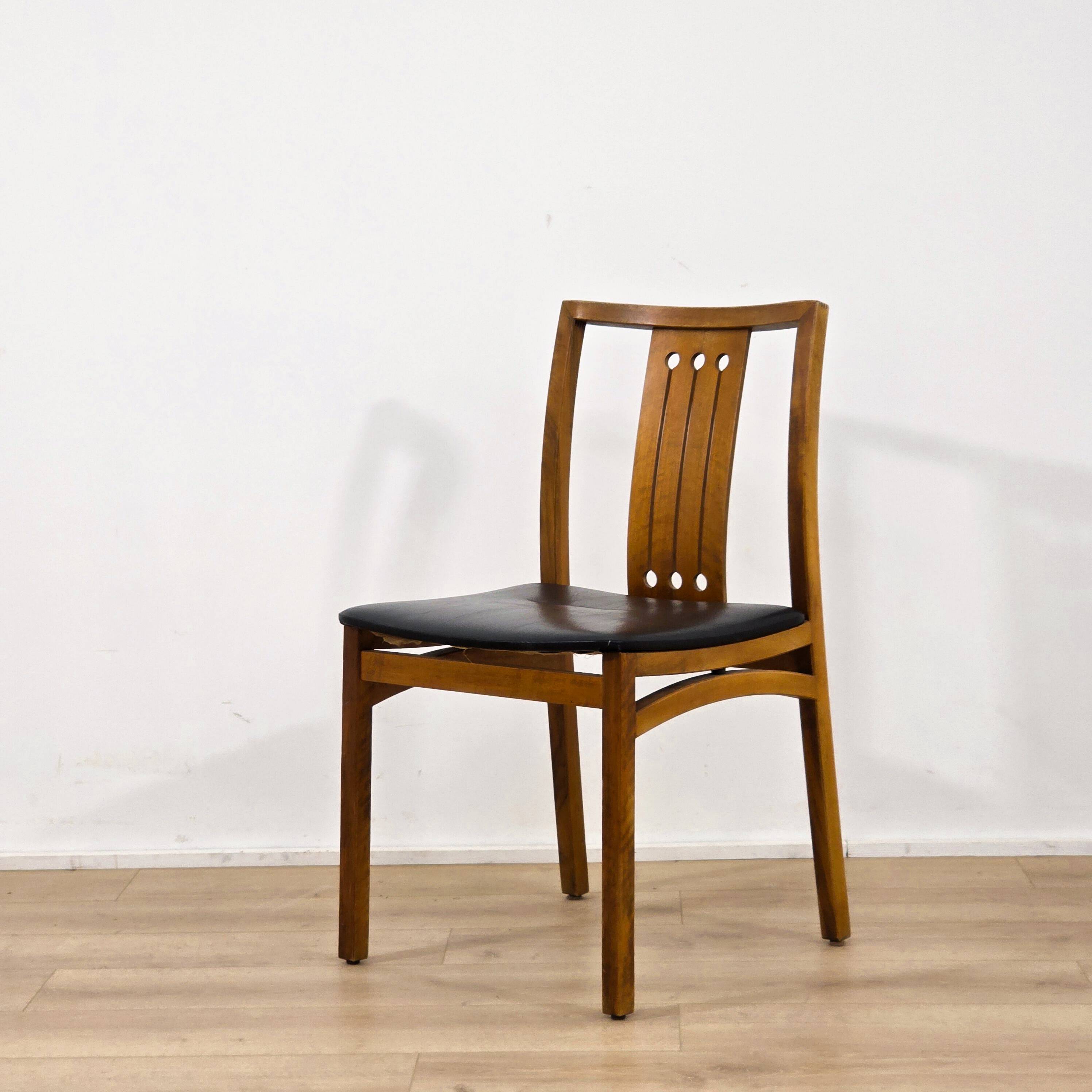 Ensemble de 6 chaises scandinaves par Jacques Hauville - 1960