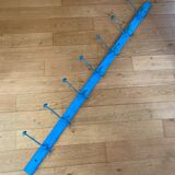 Wall-mounted coat rack with 7 hooks, length 191 cm