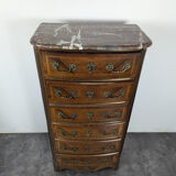 Regency style rosewood chiffonier secretary
