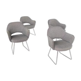 4 armchairs Knoll International 60's Eero Saarinen