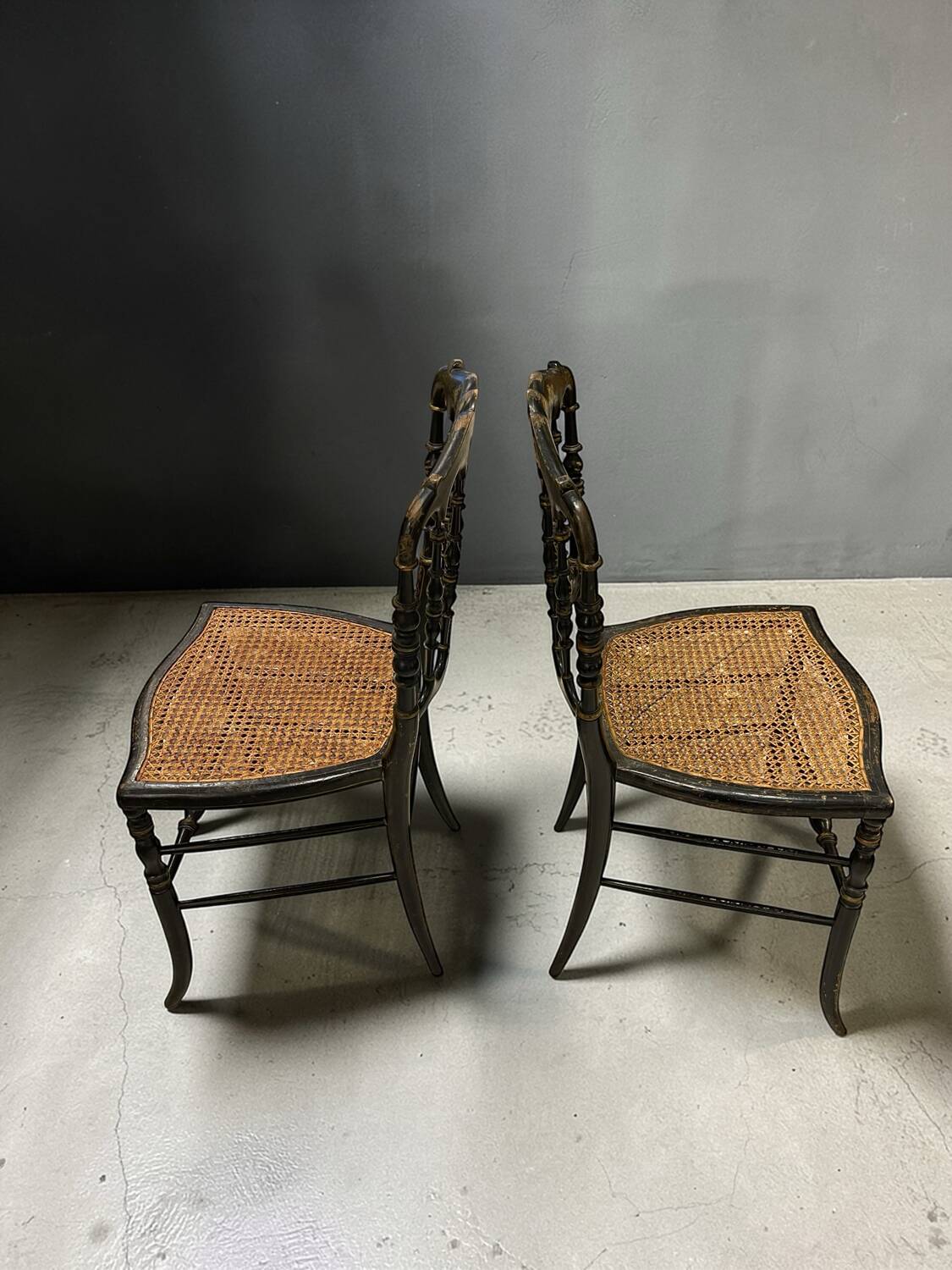 Pair of Napoleon III chairs