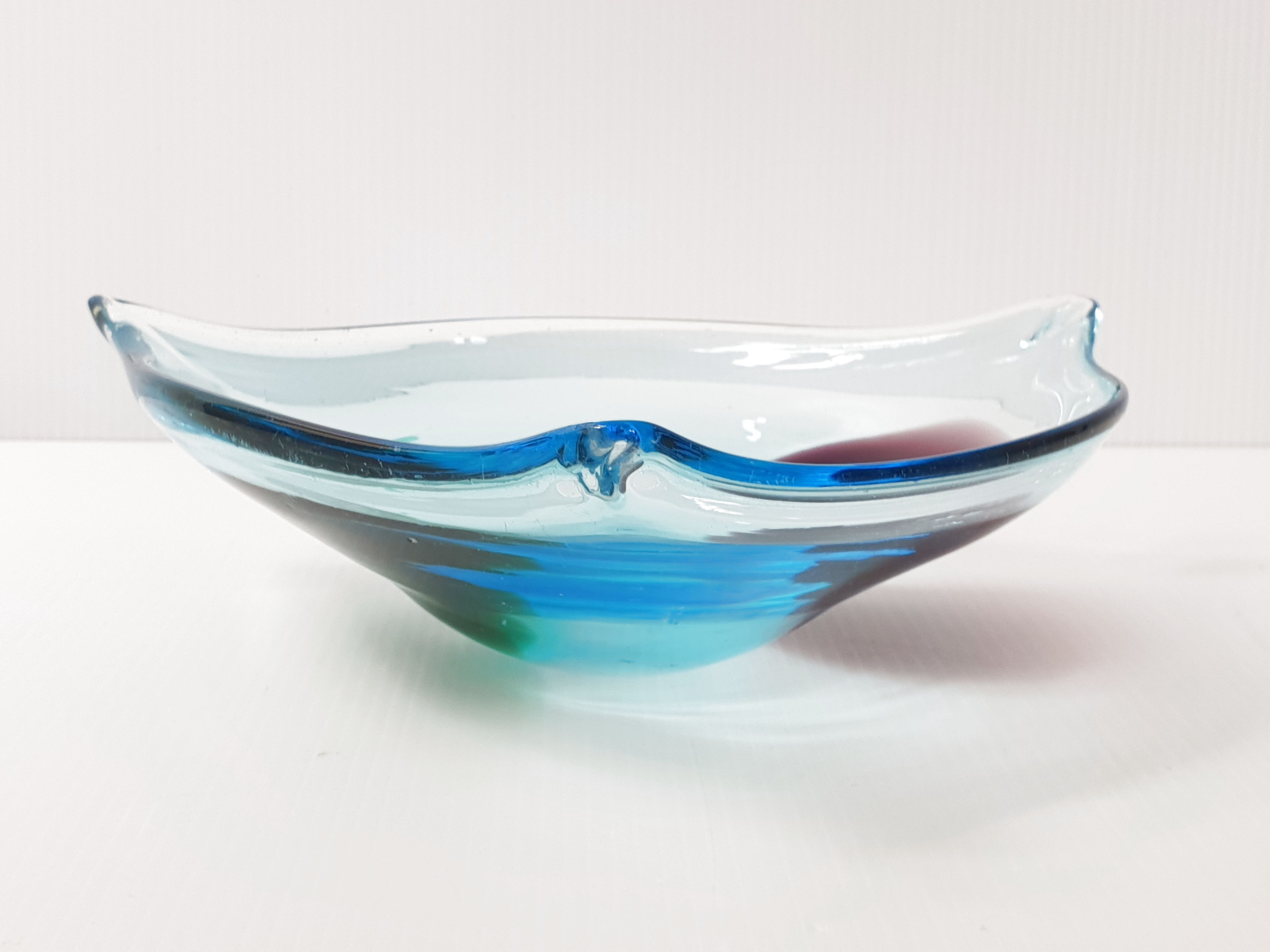 Vintage glass triket bowl