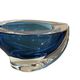Val-saint-lambert, bowl or ashtray in cut crystal, around 1960