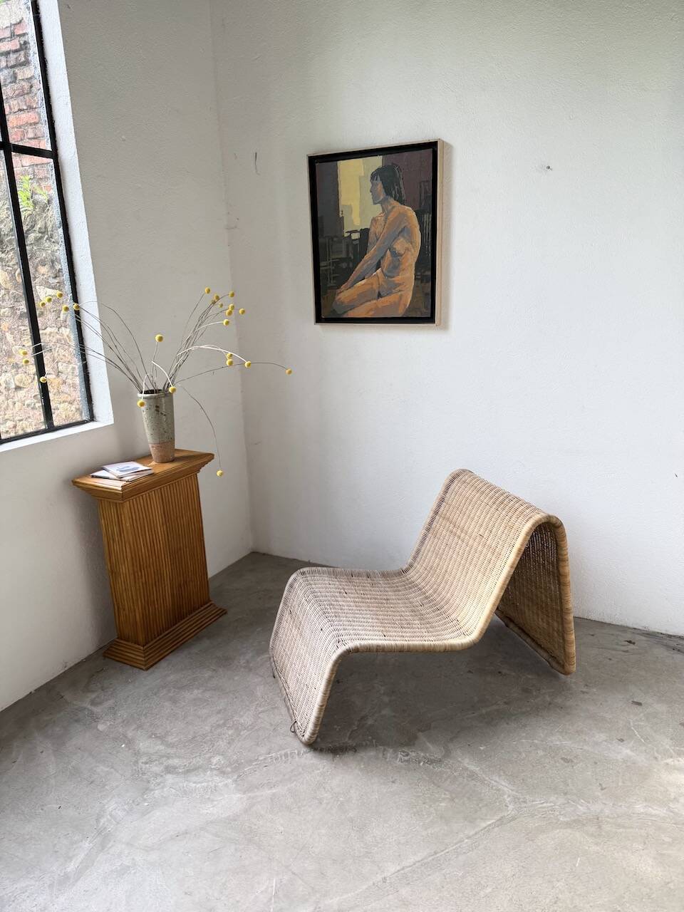 Hestra woven wicker armchair by Ikea 1982