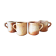 Quatre tasses en grès du Marais