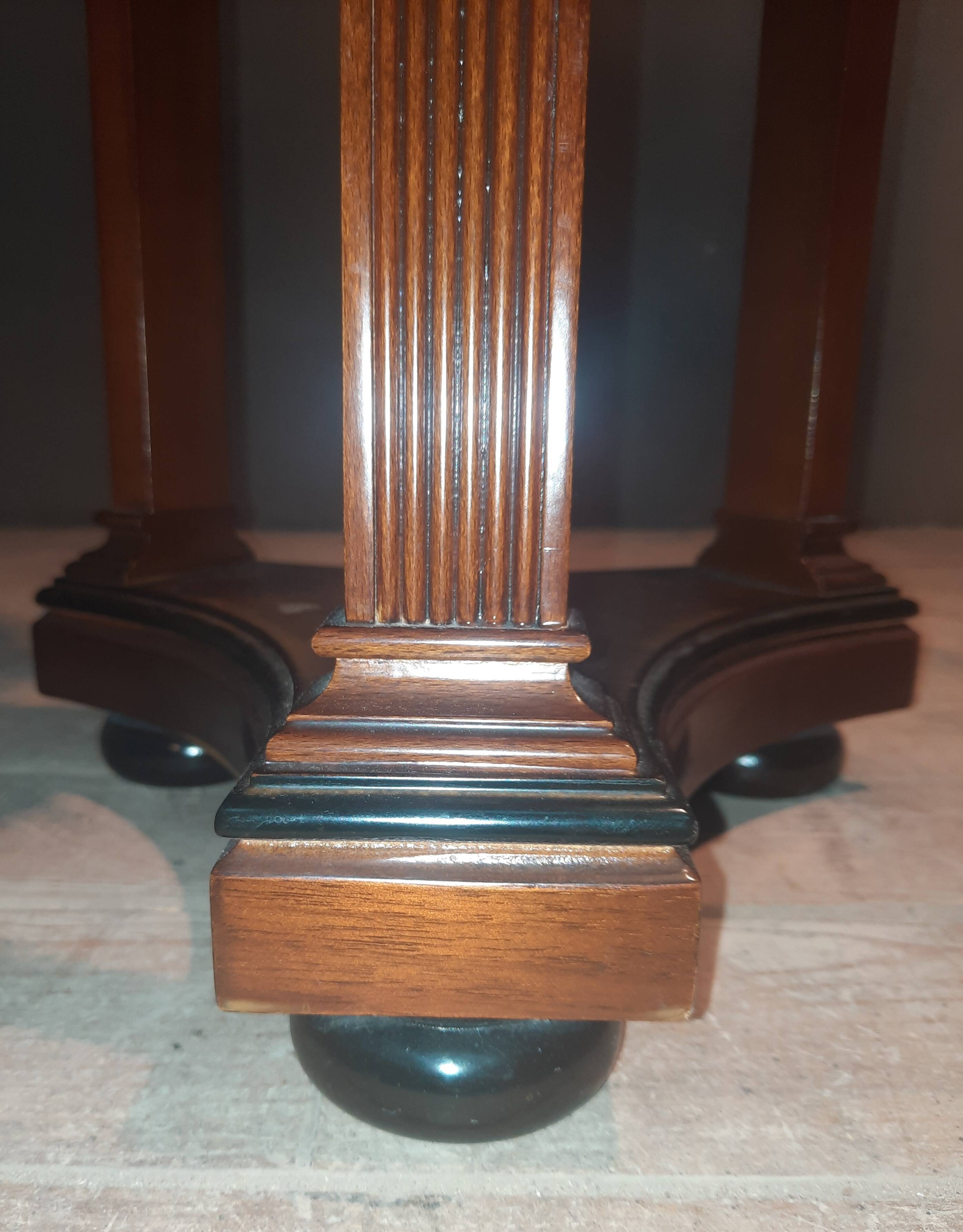 High circular stool