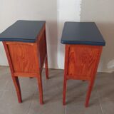 Pair of wooden bedside tables