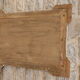 Miroir en bois patine blanc et gris Shabby chic 66x83cm