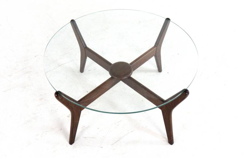 Round glass coffee table 'Summerseat'