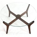 Round glass coffee table 'Summerseat'