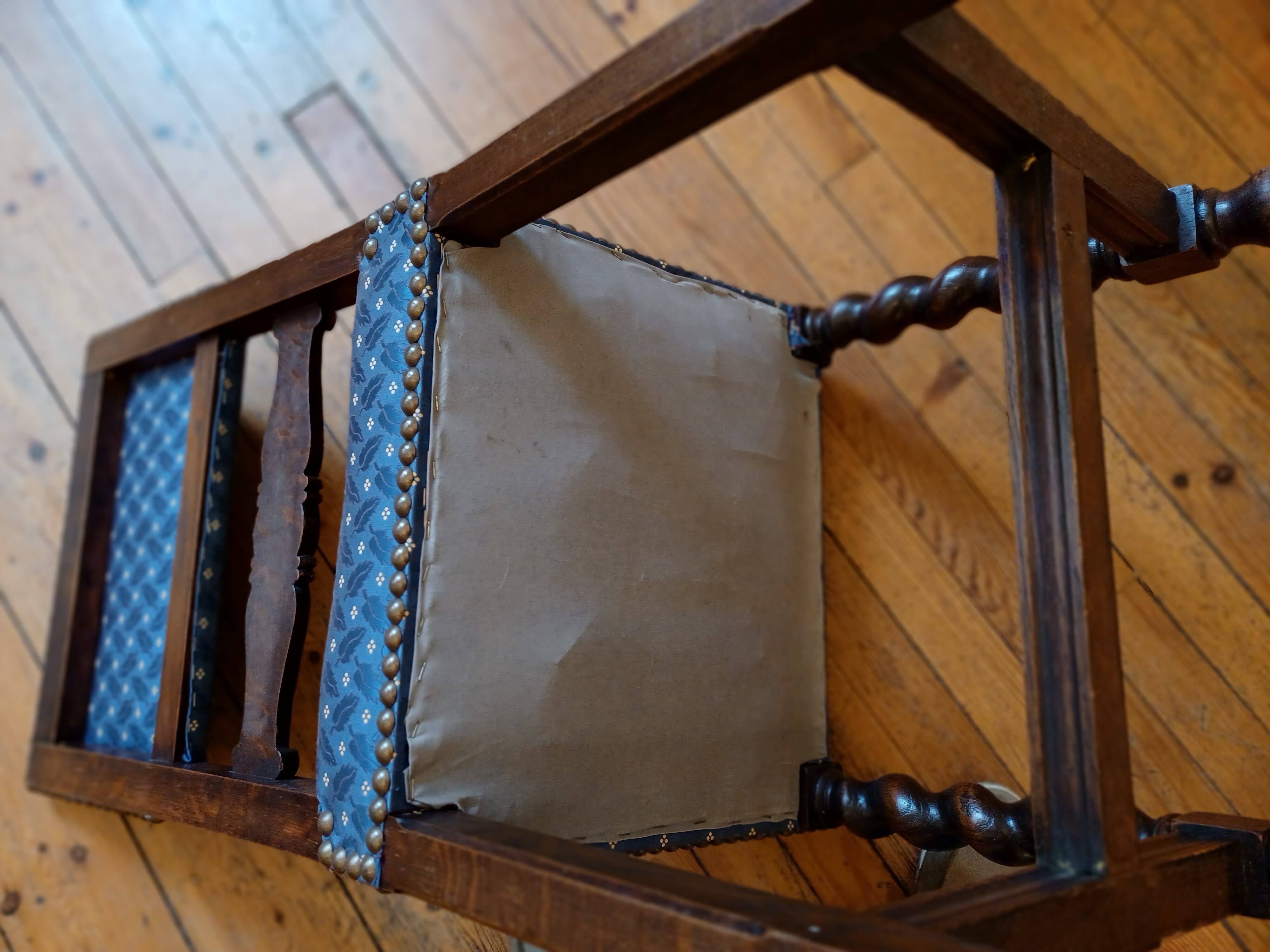 6 carved chairs; Flemish-Spanish