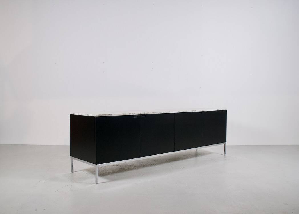 BLACK OAK AND FLORENCE MARBLE SIDEBOARD KNOLL 2000 KNOLL INTERNATIONAL PUBLISHER