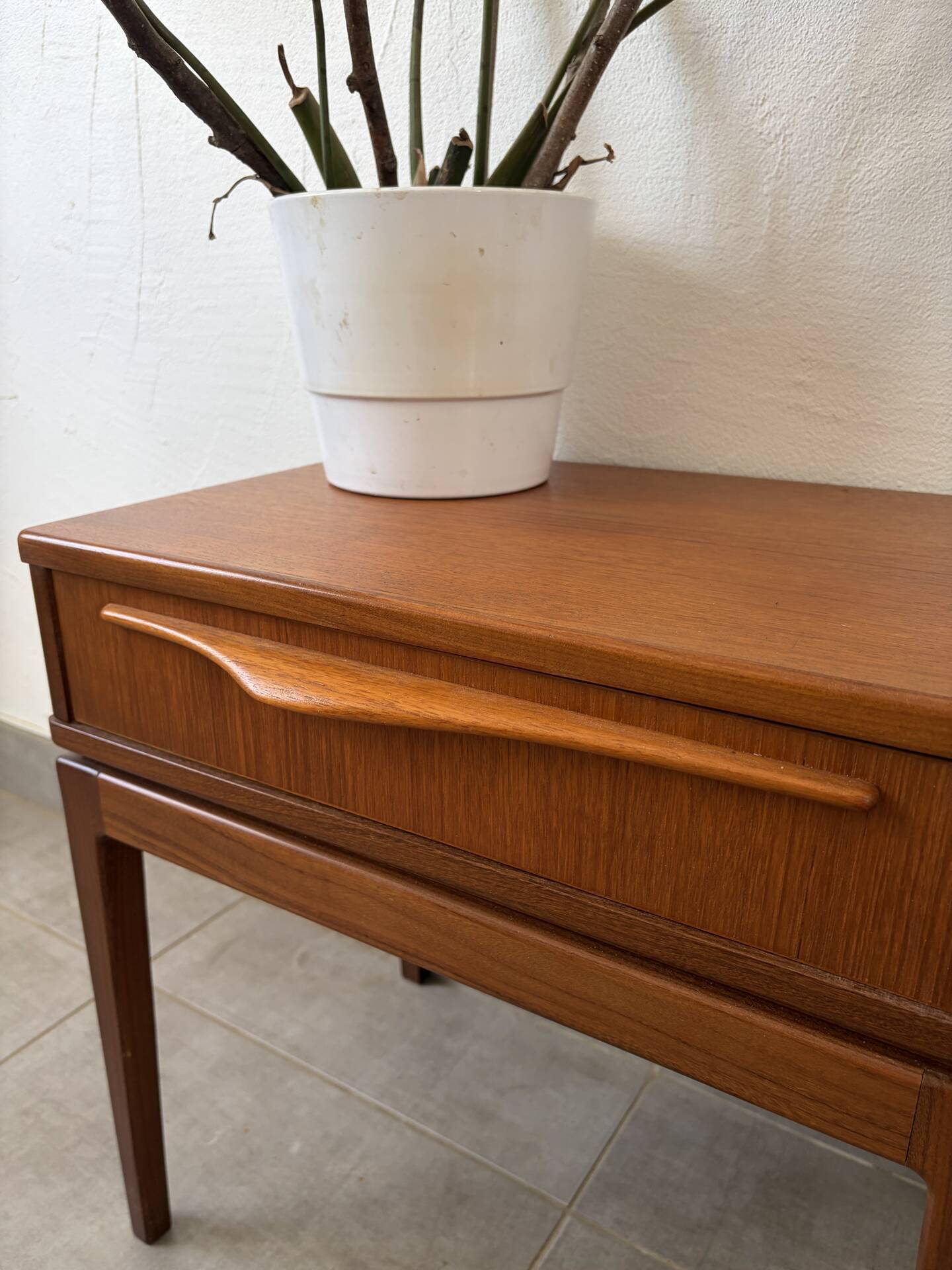 Vintage bedside table from the 1960s.