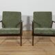 Fauteuils modèle 300-139 de l'usine de meubles Swarzędz, années 1960, lot de 2