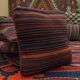 Housse de coussin rayée Kilim 31x31cm
