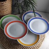 Assiettes à dessert vintage