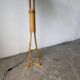 Bamboo and straw floor lamp 1980