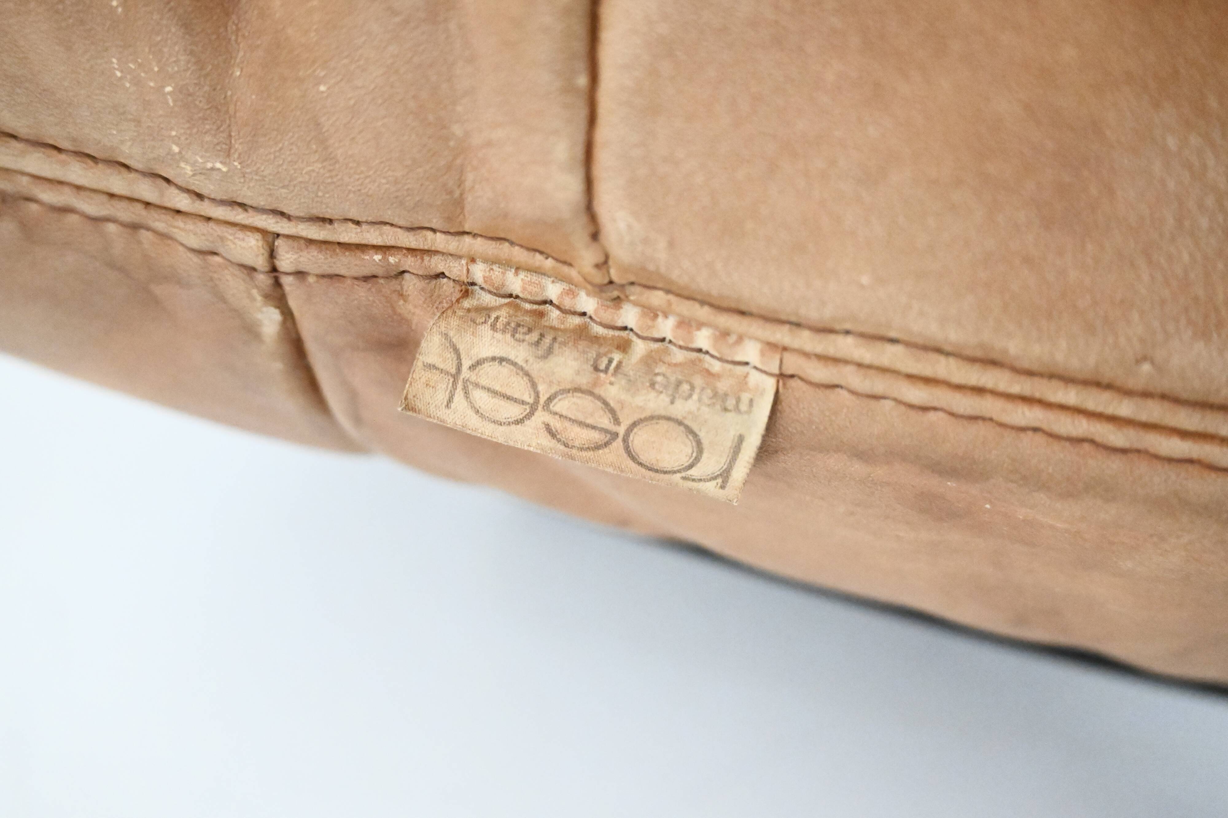 "Marsala" armchairs and poufs by Michel Ducaroy for Ligne Roset, years