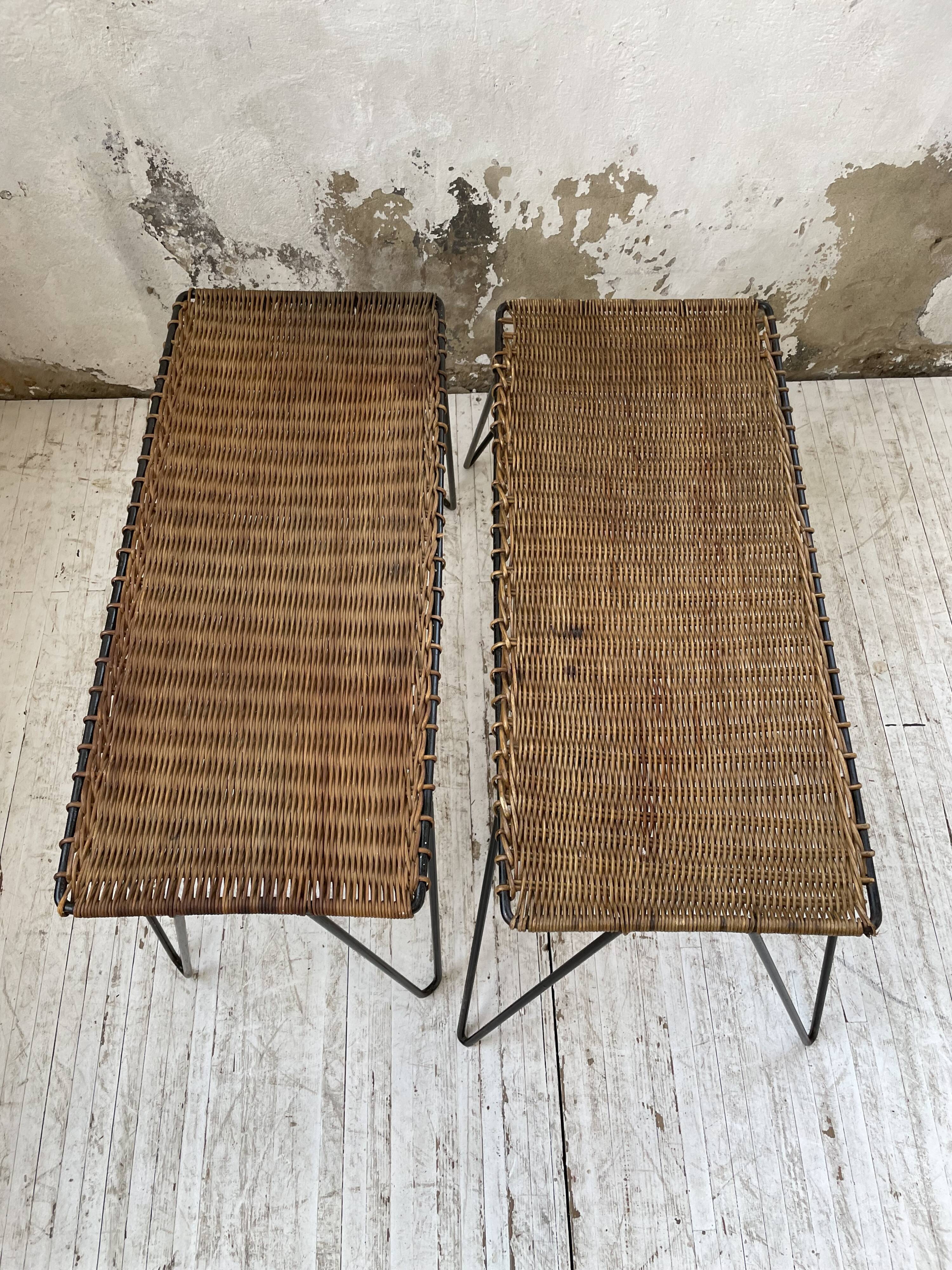 Duo of wicker tables RaouDuo of wicker tables Raoul Guysl Guys