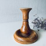 Bougeoir ancien en bois