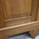 Art Deco oak sculpted wardrobe - Flemish workshop circa 1930