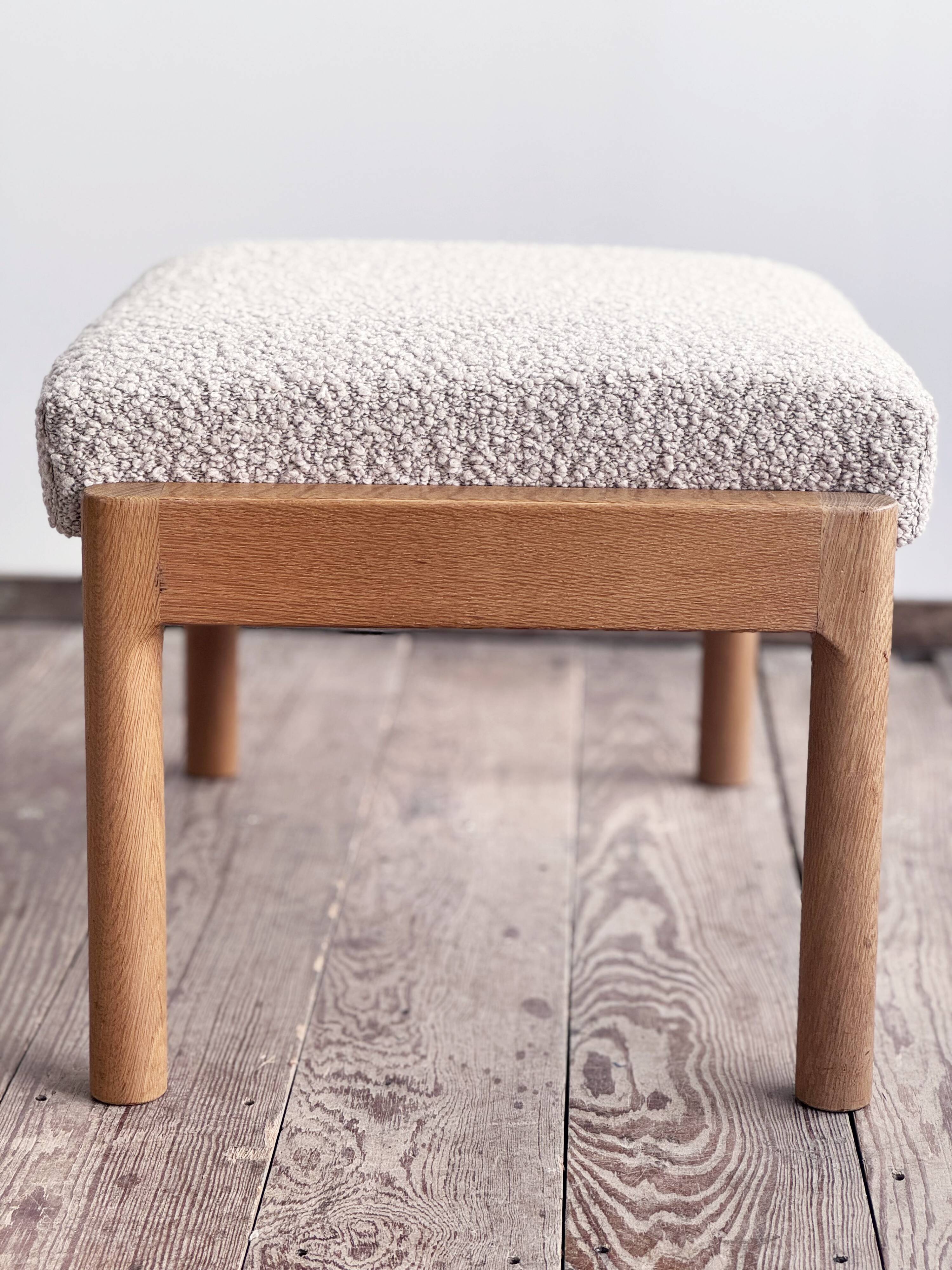 Ottoman danois Mid-Century Design par Ole Wanscher, années 1950