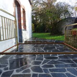 Double art brass art bed