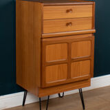 Retro teak 1960s Nathan squares lamp table sideboard