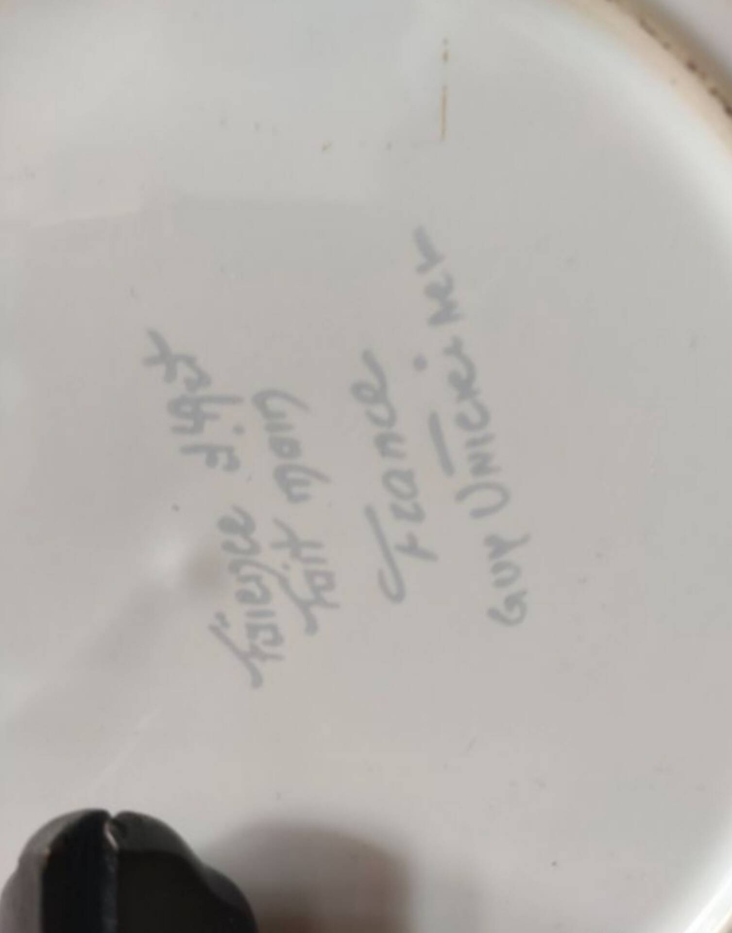 Decorative plate, Art Faience, France