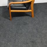 Fauteuil design danois en teck vintage par Komfort